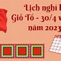 30/4 Năm 2023 Học Sinh Nghỉ Mấy Ngày Học Sinh