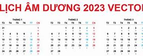 Lịch 2023 Dương