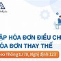 Xuất Hóa Đơn Điều Chỉnh Giảm Khối Lượng Công Trình Tt78